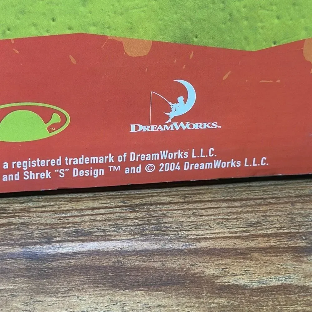 Vintage Shrek Roto Head Jumbo Shrek 2 Dream Works‎ 2004 Hard Face Original Box